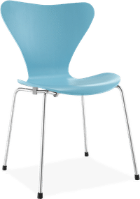 Series 7 Chair Plywood/Light Blue image.