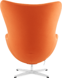 The Egg Chair Wool/Without piping/Orange image.