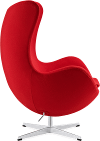 The Egg Chair Wool/Without piping/Deep Red image.