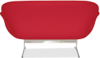The Swan Sofa Wool/Deep Red image.