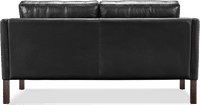 2212 Two Seater Sofa Premium Leather/Black  image.
