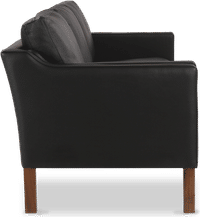 2213 Three Seater Sofa Italian Leather/Black image.