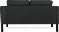 2332 Two Seater Sofa Premium Leather/Black  image.