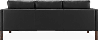 2333 Three Seater Sofa Premium Leather/Black  image.