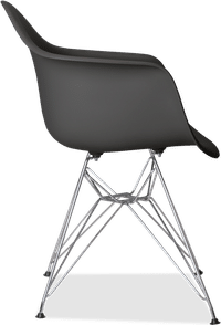 DAR Style Plastic Chair Basalt image.