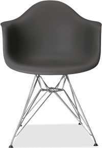 DAR Style Plastic Chair Basalt image.