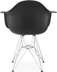 DAR Style Plastic Chair Black  image.