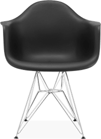 DAR Style Plastic Chair Black  image.