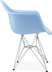 DAR Style Plastic Chair Light Blue image.