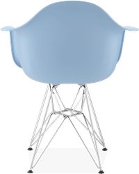 DAR Style Plastic Chair Light Blue image.
