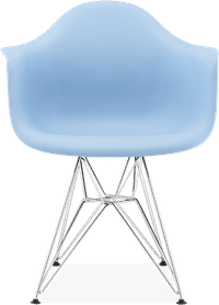 DAR Style Plastic Chair Light Blue image.