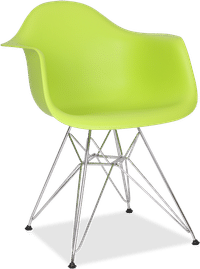 DAR Style Plastic Chair Green image.