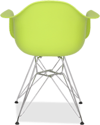 DAR Style Plastic Chair Green image.