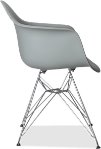 DAR Style Plastic Chair Grey image.