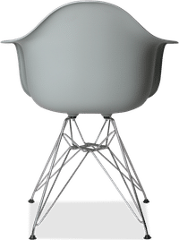DAR Style Plastic Chair Grey image.