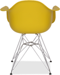 DAR Style Plastic Chair Mustard image.