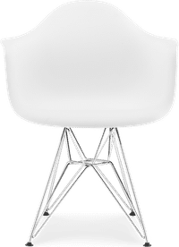 DAR Style Plastic Chair White image.