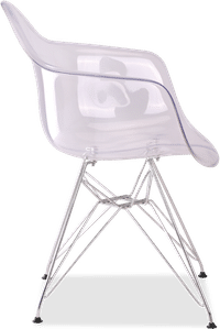 DAR Style Transparent Chair Clear image.