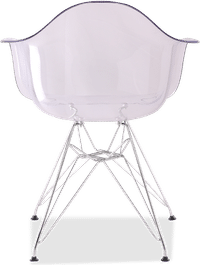 DAR Style Transparent Chair Clear image.