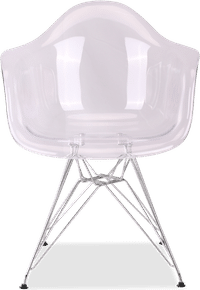 DAR Style Transparent Chair Clear image.