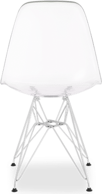 DSR Style Transparent Chair Clear image.
