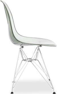 DSR Style Transparent Chair Grey Transparent image.