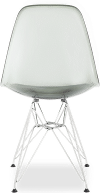 DSR Style Transparent Chair Grey Transparent image.