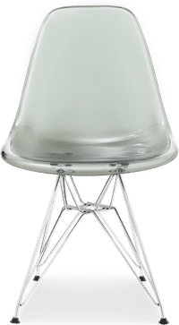 DSR Style Transparent Chair Grey Transparent image.