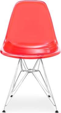 DSR Style Transparent Chair Red image.