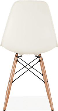 DSW Style Chair Cream/Light Wood image.
