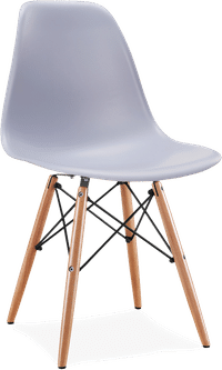 DSW Style Chair Grey/Light Wood image.