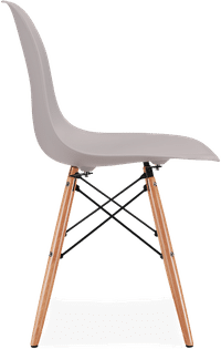 DSW Style Chair Light Grey/Light Wood image.