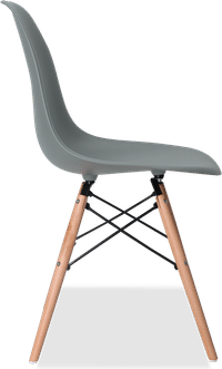 DSW Style Chair Moss Grey/Light Wood image.