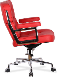 Eames Style ES104 Lobby Chair Red image.