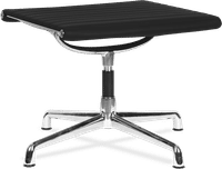 Eames Style Lounge Chair Stool EA125 Black image.