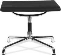 Eames Style Lounge Chair Stool EA125 Black image.
