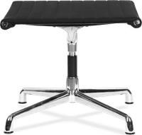 Eames Style Lounge Chair Stool EA125 Black image.