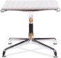 Eames Style Lounge Chair Stool EA125 White image.