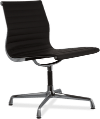 Eames Style Office Chair EA105 Leather    Black image.