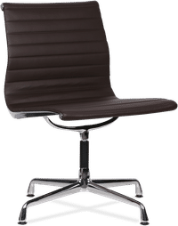 Eames Style Office Chair EA105 Leather    Coffee image.