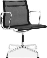 Eames Style Office Chair EA108 Mesh Black image.