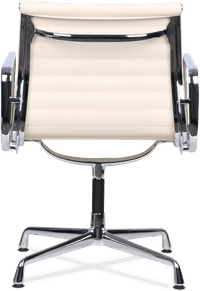 Eames Style Office Chair EA108 Leather Cream image.