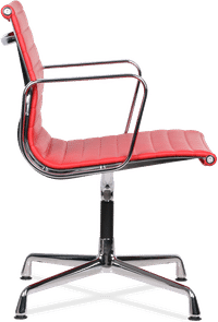 Eames Style Office Chair EA108 Leather Red image.