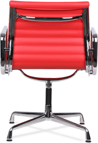Eames Style Office Chair EA108 Leather Red image.