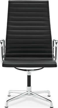 Eames Style Office Chair EA109 Leather Black image.