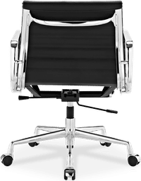 Eames Stijl Bureau Stoel EA117 Leer Black image.