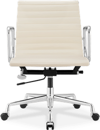 Eames Style Office Chair EA117 Leather Cream image.