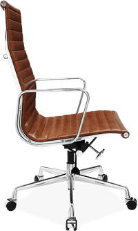 Eames Style Office Chair EA119 Leather Tan image.