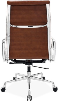 Eames Style Office Chair EA119 Leather Tan image.