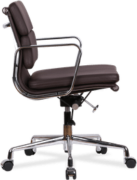 Eames Style Office Chair EA217 Leather Coffee image.